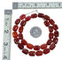 Genuine Navajo Carnelian Sterling Silver Bead Necklace SX10695