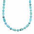 Navajo Turquoise Sterling Silver Native American Jewelry Bead Necklace SX10694