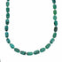 Navajo Turquoise Sterling Silver Native American Jewelry Bead Necklace SX10693