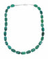 Navajo Turquoise Sterling Silver Native American Jewelry Bead Necklace SX10693