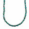 Turquoise And Onyx Bead Sterling Silver Native American Necklace SX10692