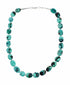Genuine Navajo Turquoise Sterling Silver Jewelry Bead Necklace SX10705