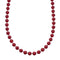 Native American Coral And Sterling Silver Bead Necklace SX10712