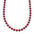 Native American Coral And Sterling Silver Bead Necklace SX10712