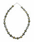 Labradorite Onyx Genuine Sterling Silver Southwest Bead Necklace SX10713