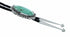 Navajo Sterling Silver Turquoise Bolo Tie SX10719