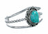 Navajo Native American Sterling Silver Turquoise Cuff Bracelet SX10720