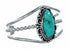 Navajo Sterling Silver Turquoise Cuff Bracelet SX10721