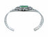 American Indian Navajo Sterling Silver Turquoise Cuff Bracelet SX10724