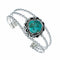 Navajo Sterling Silver Turquoise Cuff Bracelet SX10722
