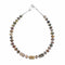 Sterling Silver Picture Jasper Navajo Bead Bracelet SX10726