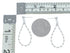 Native American Authentic Liquid Silver Post Bead Earrings SX10757