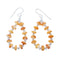 Navajo Sterling Silver Oyster Shell Bead Hook Dangle Earrings SX10760
