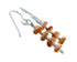 Navajo Sterling Silver Oyster Shell Bead Hook Dangle Earrings SX10758