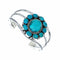 Genuine Navajo Turquoise Sterling Silver Cuff Bracelet SX10742