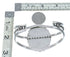Genuine Navajo Turquoise Sterling Silver Cuff Bracelet SX10742