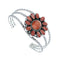 Genuine Navajo Oyster Shell Sterling Silver Cuff Bracelet SX10743