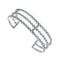 Unique Beaded Sterling Silver American Indian Cuff Bracelet SX10737
