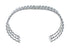 Unique Beaded Sterling Silver American Indian Cuff Bracelet SX10737