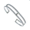 Unique Beaded Sterling Silver American Indian Cuff Bracelet SX10738
