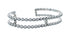 Unique Beaded Sterling Silver American Indian Cuff Bracelet SX10738