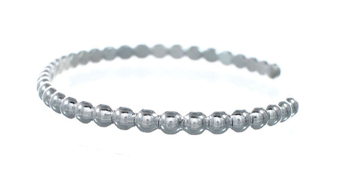Unique American Indian Sterling Silver Beaded Cuff Bracelet SX10739