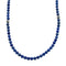 Sterling Silver Navajo Lapis Bead Necklace SX10749