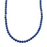 Sterling Silver Navajo Lapis Bead Necklace SX10749