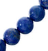 Sterling Silver Navajo Lapis Bead Necklace SX10749