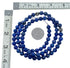 Sterling Silver Navajo Lapis Bead Necklace SX10749