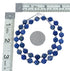 Navajo Sterling Silver Lapis Bead Necklace SX10750