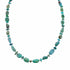 Genuine Navajo Turquoise Sterling Silver Jewelry Bead Necklace SX10754