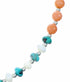 Sterling Silver Navajo Multicolor Bead Necklace SX10752