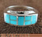 Turquoise Genuine Sterling Silver Ring Size 6-1/2 RS33728