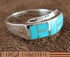 Turquoise Genuine Sterling Silver Ring Size 6-1/2 RS33728