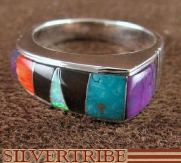 Multicolor Jewelry Sterling Silver Ring Size 5-1/2 Jewelry HS35431