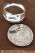 Sterling Silver Turquoise Multicolor Inlay Ring Size 5-3/4 NS36554