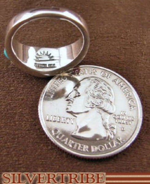 Sterling Silver Jewelry Turquoise Multicolor Ring Size 6-1/2 RS37134