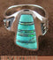 Turquoise Opal Inlay Jewelry Sterling Silver Ring Size 5-1/2 AS37096