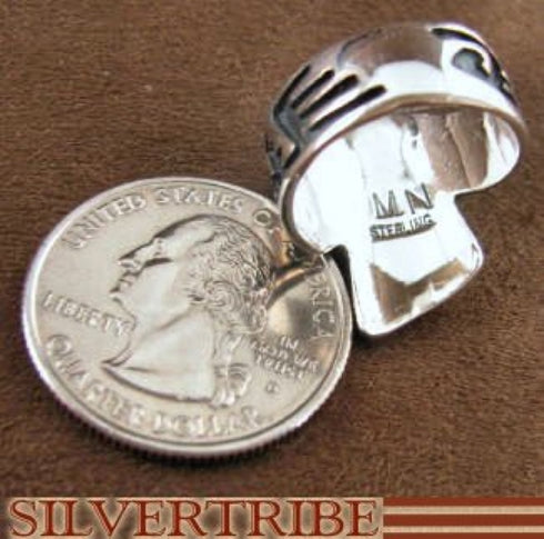 Multicolor Jewelry Genuine Sterling Silver Ring Size 5-1/4 AS37065