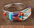 Sterling Silver Turquoise Multicolor Jewelry Ring Size 7-1/2 RS38524