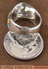 Turquoise Multicolor Sterling Silver Jewelry Ring Size 6-1/4 RS42356
