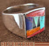 Multicolor Jewelry And Sterling Silver Ring Size 11-3/4 DS42965