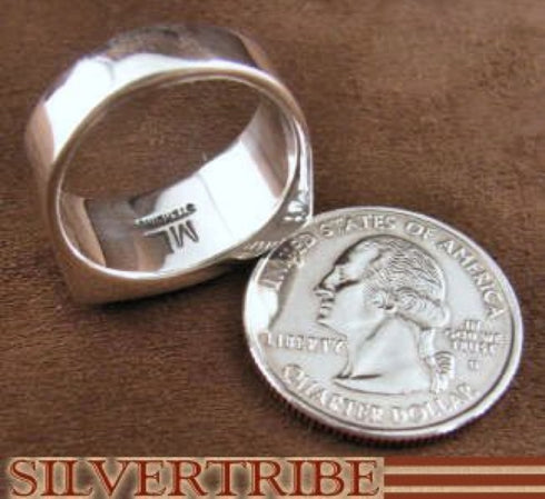 Multicolor Inlay Genuine Sterling Silver Ring Size 7-1/2 AS41306