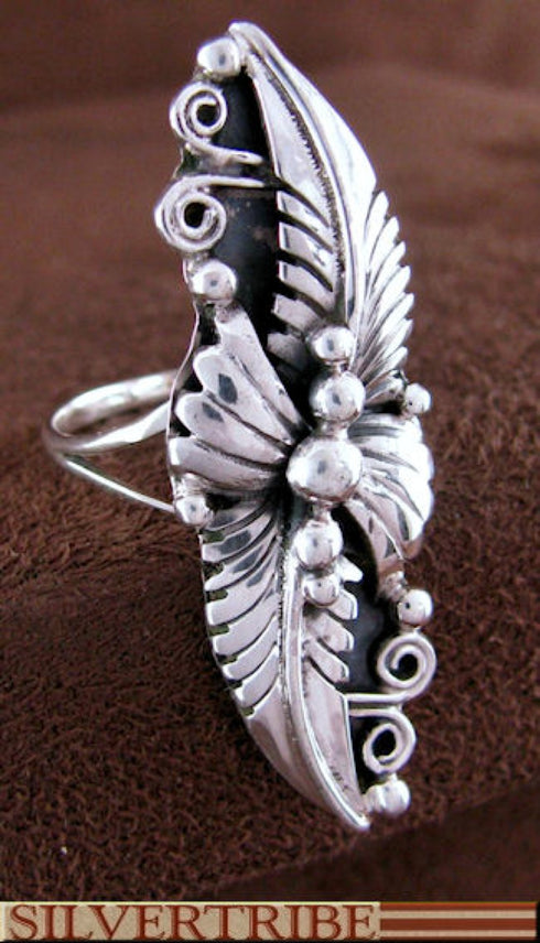 Genuine Sterling Silver Southwest Jewelry Ring Size 5-1/2 NS54867