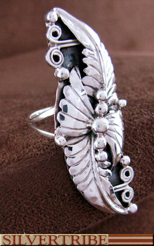 Southwest Authentic Sterling Silver Ring Size 8-1/4 NS54903