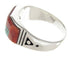 Multicolor Silver Native American Design Ring Size 12-3/4 YS62155
