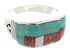 Multicolor Native American Village Design Jewelry Ring Size 11 YS62243