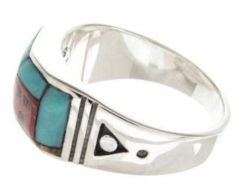 Jewelry Multicolor Native American Design Ring Size 11-3/4 YS62516
