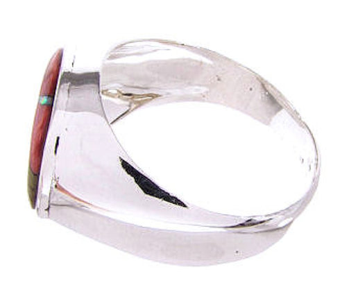 Native American Village Multicolor Design Ring Size 9-1/4 AW67225